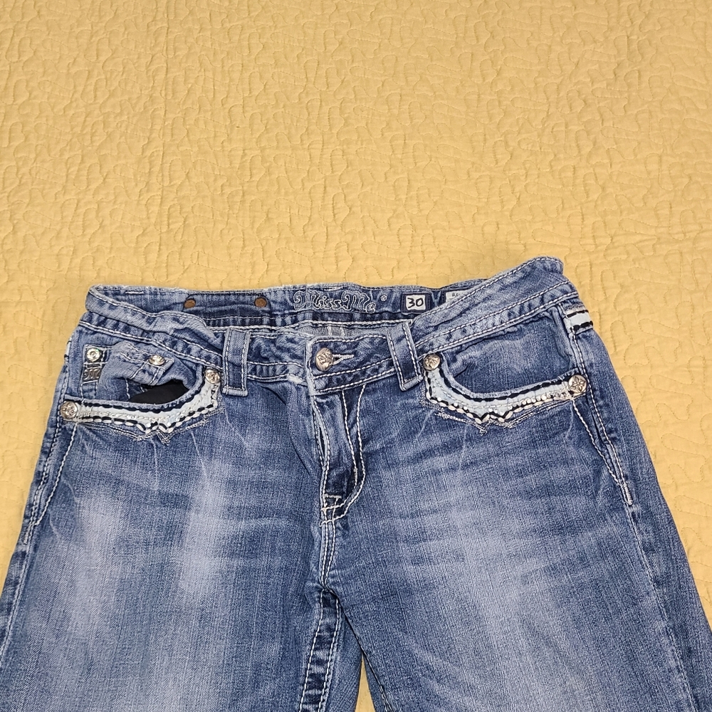 Miss Me relaxed bootcut jeans size 30 - Picture 9 of 11